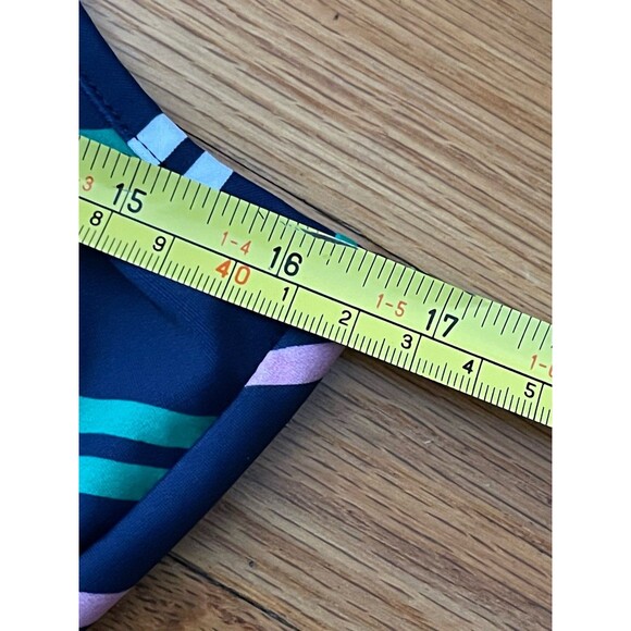 JUDE CONNALLY Selena Sailing Stripe Tank Dress Small Navy Nautical Preppy Midi - Picture 6 of 7